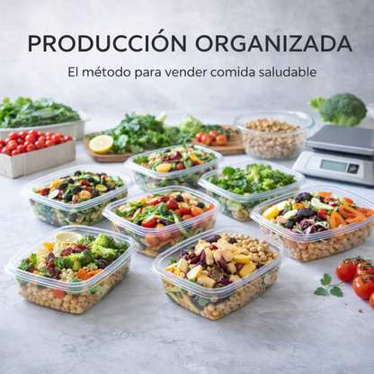COCINA SALUDABLE QUE VENDE - El Método de Producción Organizada para crear un negocio rentable