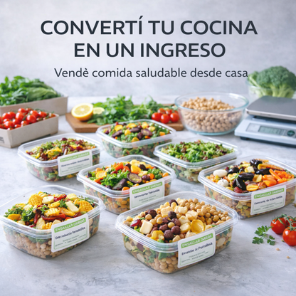 COCINA SALUDABLE QUE VENDE - El Método de Producción Organizada para crear un negocio rentable